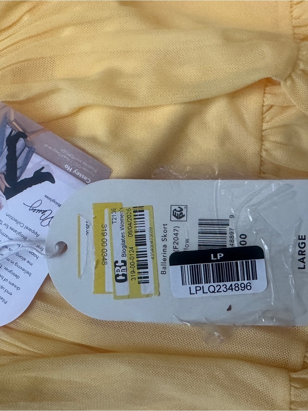Blogilates Yellow Skirt | Size L | NWT 💛 - Picture 3 of 5